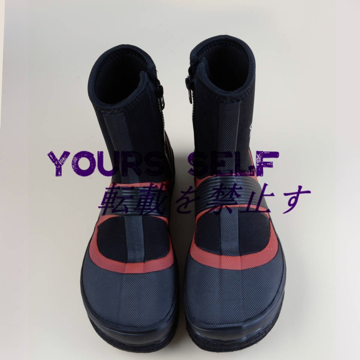 EVA素材 フィッシングシューズ フィッシングブーツ 磯靴 フエルト底 スパイク付き 通気 防滑 防水 軽量 27-27.5cm拍卖