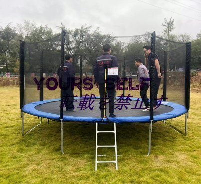 トランポリン ダイエット エクササイズ 安全 大型 室内室外 家庭用8FT-2.44m組立 プレゼント子供用 大人用 自宅 庭 遊園地拍卖