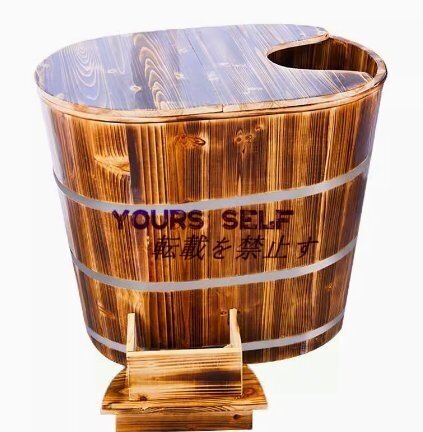 人気高級品質 実用品 厚い シャワーバケツ 木製 浴槽 湯桶 美容院 家庭用 お風呂 成人 風呂バケツ サウナ木製拍卖