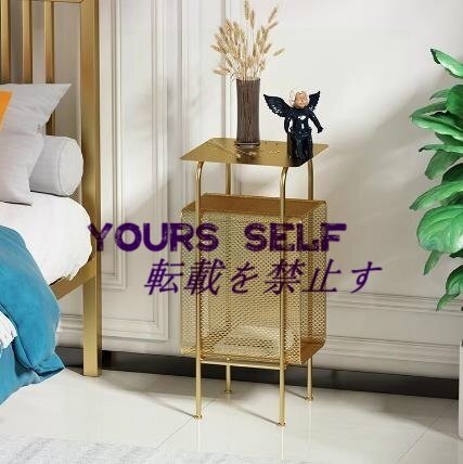 ベッドサイドラック 居間の本棚 収納ラック 北欧風ベッドサイドテーブル サイドテーブル 飾り台 収納家具 おしゃれ拍卖