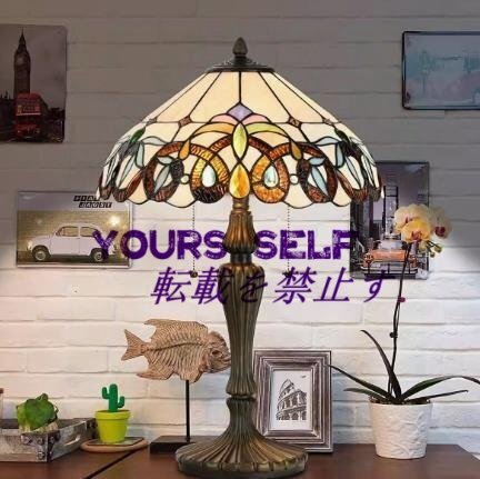 特売!高品質☆卓上スタンド 豪華テーブルランプ 卓上照明 ガラス工芸スタンド E07拍卖