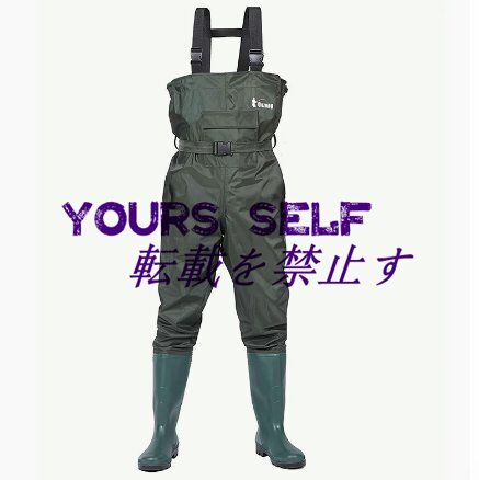 Goture Bootfoot 胸シギ通気性 & 100% 防水ウェイダーと調整ベルト & 防水ケース用/ 狩猟拍卖