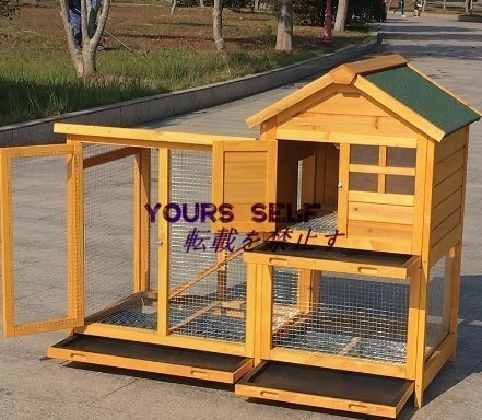 高品質 鶏小屋 屋外 庭用 鳥かご ニワトリ屋 アヒル 鳥かご ペット ニワトリかご トリ小屋 別墅 ウサギの巣 ペット用品拍卖