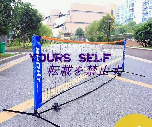 ポータブルテニスネット 6m 子供用 10代 レジャー アウトドア 簡易 新品拍卖