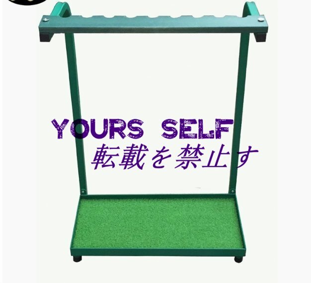 ゴルフクラブスタンド 9本用 ヘッド下タイプ ゴルフラウンド用品 組み立て簡単 ゴルフクラブ展示棚拍卖