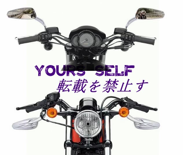 ハーレー バックミラー 純正タイプ スポーツスター ダイナ ツーリング ソフテイル ノーマルミラー xl883/xl1200/fxd/FL 48 クロム拍卖