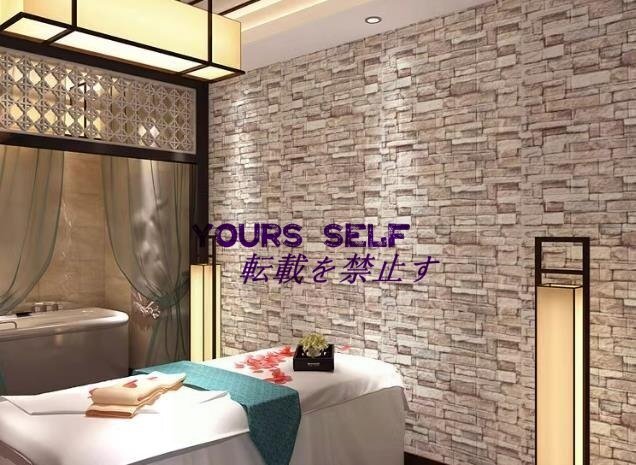 実用 ◆ 高品質 30枚 70x77cm 背景壁 3D立体レンガ模様壁紙 防水 汚い防止 カビ防止拍卖