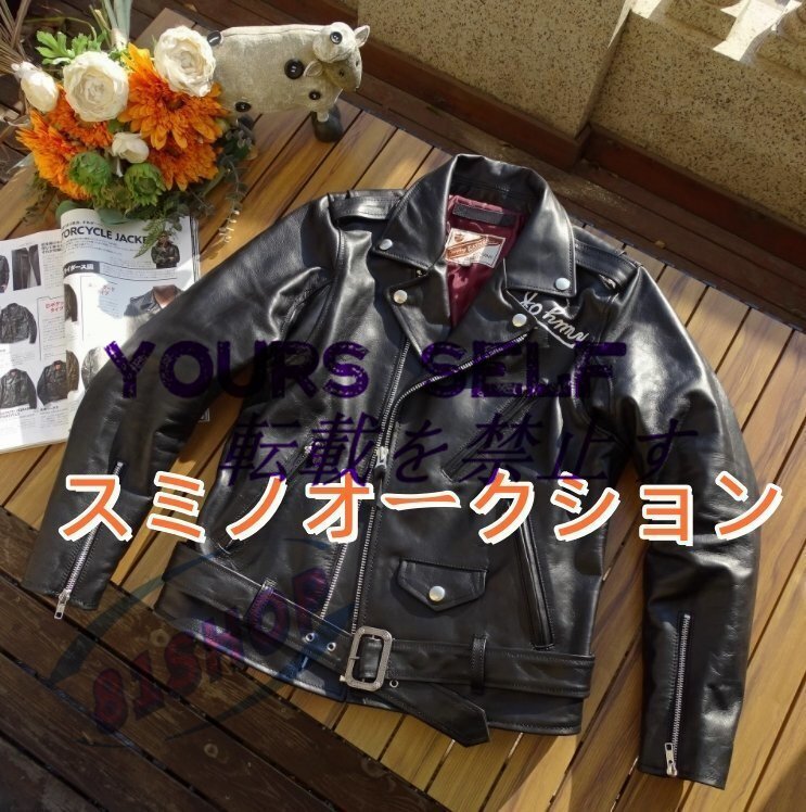 山羊革 レザージャケット 革ジャン シープスキン ヤギスキン ラムレザー メンズファッションバイクレザー ライダース 本革 S~5X拍卖