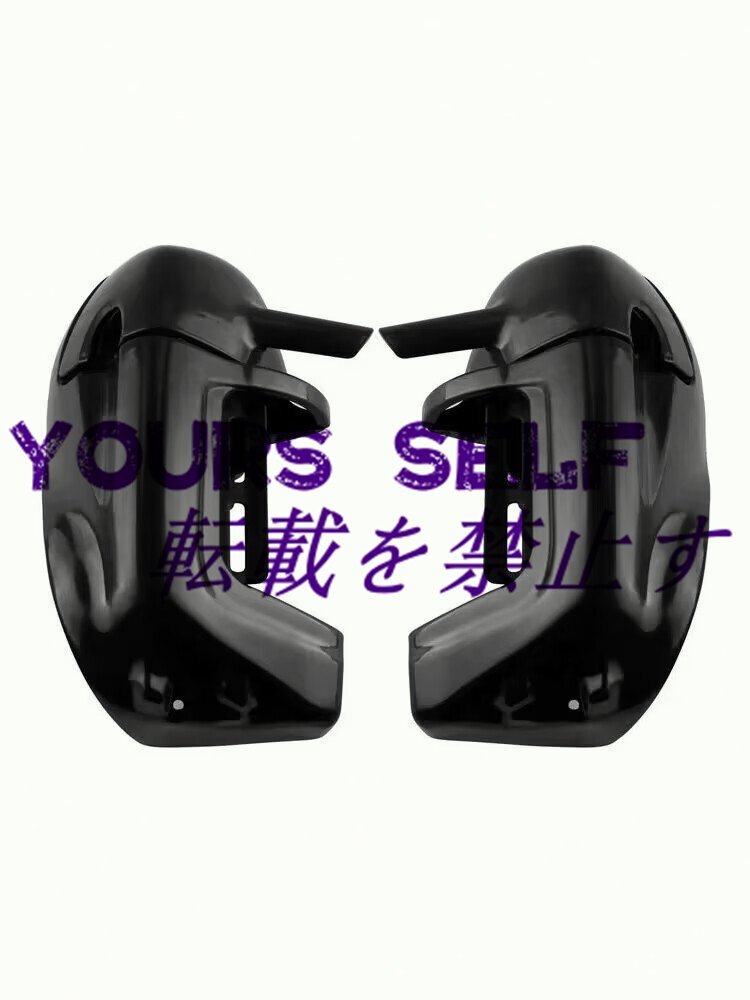 ハーレーツアラーロワーフェアリングFLHX FLTRXブラックロアフェアリングバガーロードキングストーリーグライ拍卖