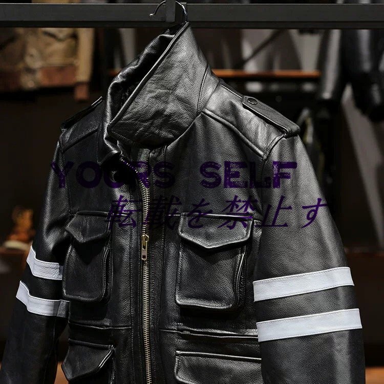 欧米超人気!レザージャケット メンズ ジャケット かっこう良い ジャケット 高級 牛革 本革 革ジャン S~4XL拍卖