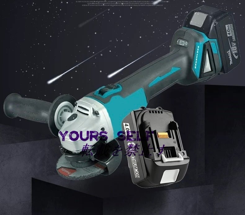 充電式 ポリッシャー 充電式 グラインダー 一台二役 ブラシレスモーター搭載 6段変速 100mm マキタ18Vバッテリー 併用 研磨機新品拍卖