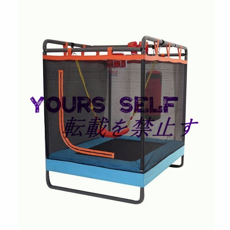 高品質 大型トランポリン安全ネット付き静音跳床家庭家庭庭園遊園地組立室内外ダイエット運動プレゼント拍卖