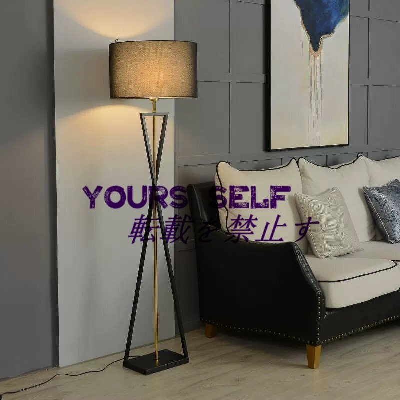 イリャジ LED フロアランプ家の装飾照明器具リビングルームの寝室の垂直照明器具フロアランプ拍卖