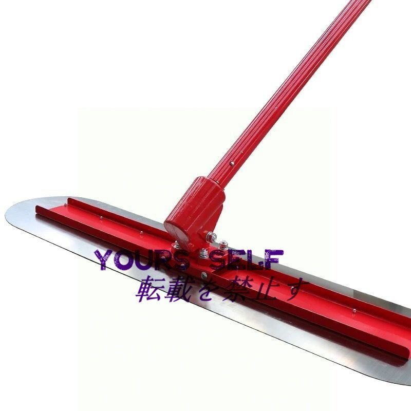 人気新品!左官用 土間 コンクリート 仕上げツール アルミスクリードポータブルハンドル付 90*20*540cm|作業工具拍卖