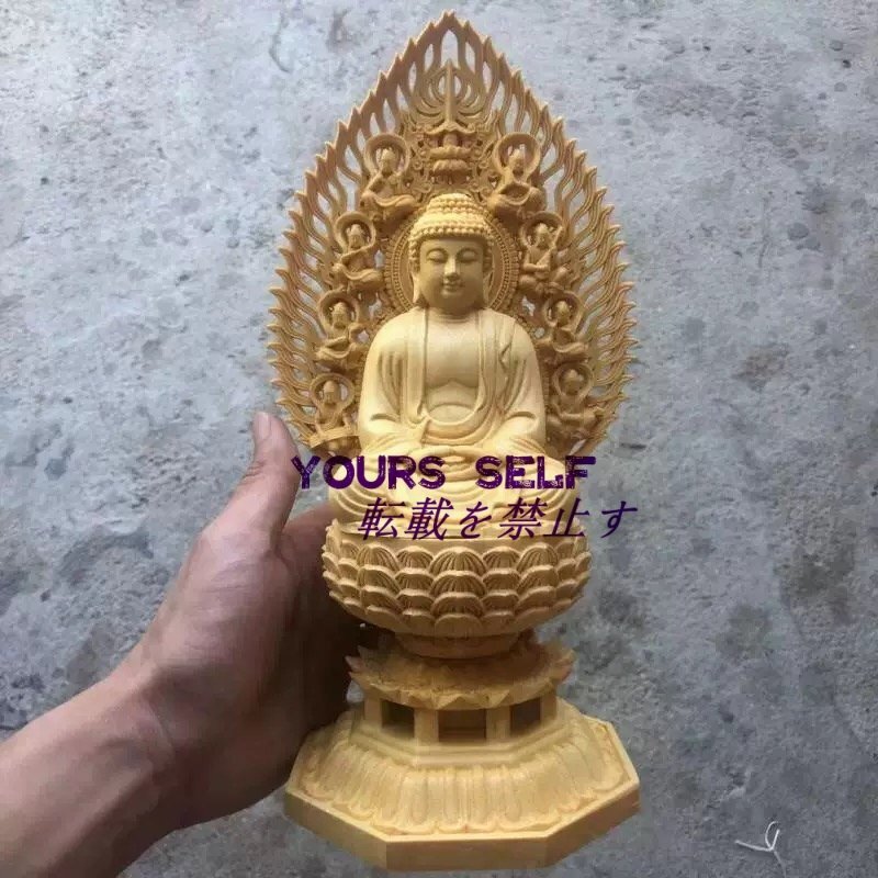 新作 薬師如来 仏像 薬師如来像 総檜材 仏教工芸品 木彫仏教 精密細工 極上品 仏師で仕上げ品 拍卖