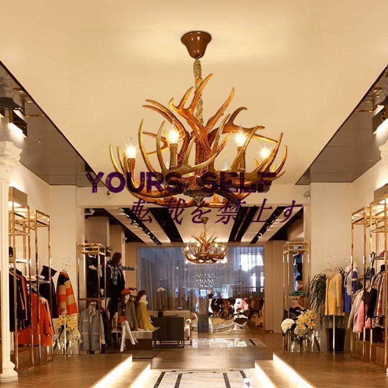 北欧デザイン鹿の角ペンダントライト★ペンダントライト 天井照明器具シーリングライト シャンデリア LEDペンダントランプ拍卖