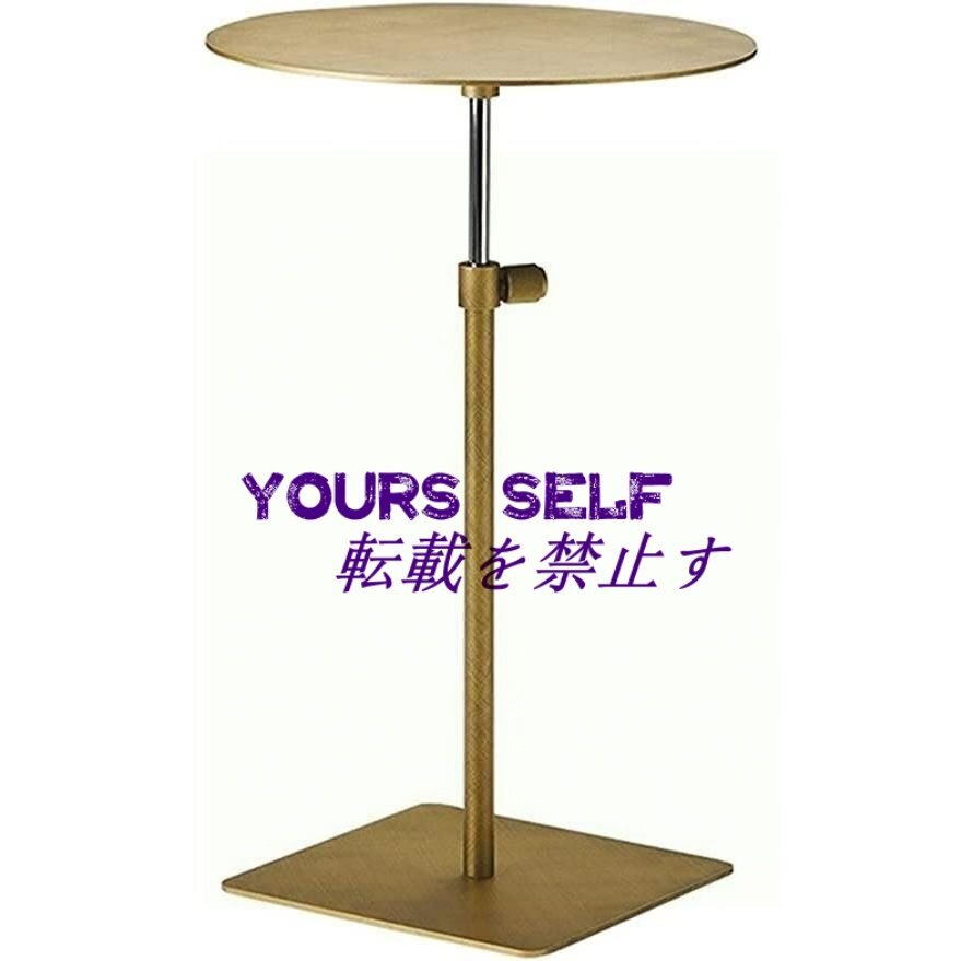 サイドテーブル 作業 テーブル おしゃれ 金属製 昇降式 コーヒーテーブル ラウンドテーブル ベッドルームナイトテーブル 移動自由 高さ調拍卖