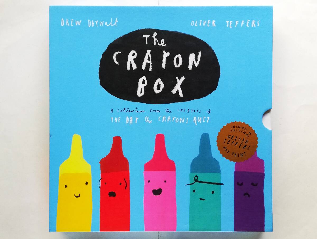 Drew Daywalt, Oliver Jeffers / The Crayon Box Includes an Original Oliver Jeffers Art Print 英語絵本 クレヨンからのおねがい!拍卖
