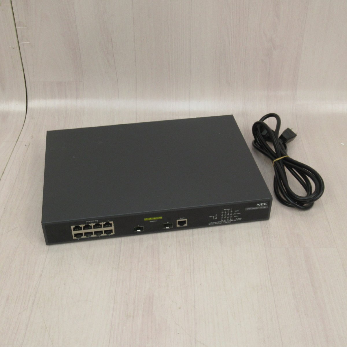 NEC IP5D-S1008GT-2G-PW QX-S1008GT-2G-PW 1GbEベーシックPoE+ レイヤ2スイッチ 初期化済 メーカー保守対応期限:2028.5.31 保証有 2F_039拍卖