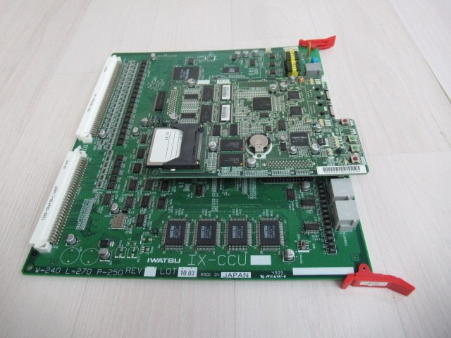 岩通/IWATSU IX-CCU + IX-CFMU V3.51 TELMAGE/テレマージュ 中央制御ユニット 保証有 18285 r※拍卖