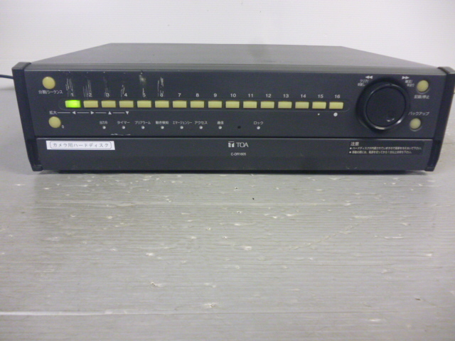 891212 TOA トーア C-DR1605 デジタルレコーダー拍卖