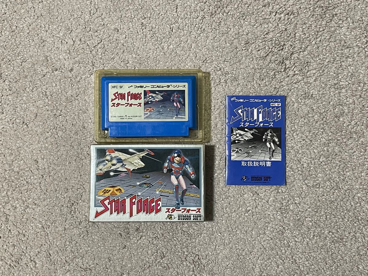 ハドソン全国キャラバン第1回公式認定ソフト! 良品 スターフォース 箱説付き拍卖