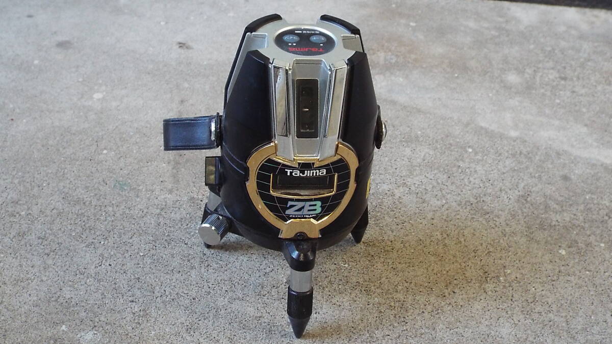 中古 ★ TAJIMA タジマ ZERO BLUE ブルーグリーンレーザー墨出し器 ZEROB-TYZ 本体拍卖