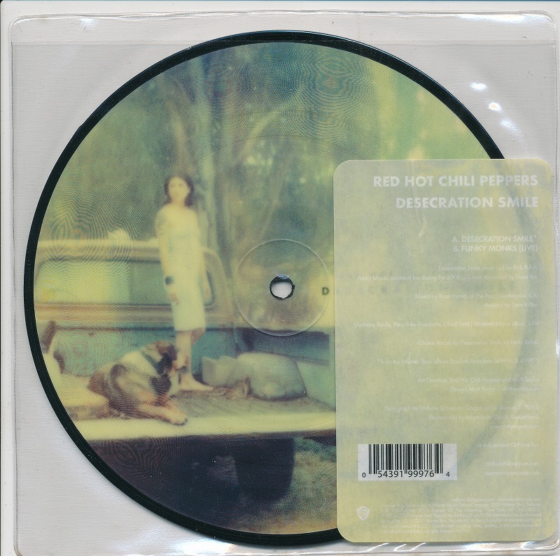 レッド・ホット・チリ・ペッパーズ RED HOT CHILI PEPPERS/DESECRATION SMILE/EU盤/新品7インチピクチャー!!拍卖