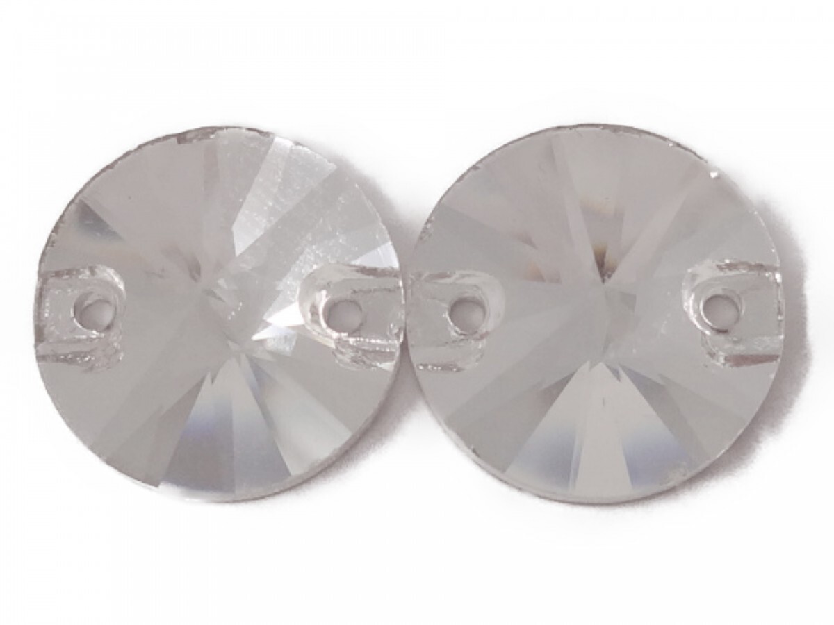 キラリ手芸部 No.6068-sビジュー パーツ 手芸用 ソーオン ストーン(ガラスビーズ ラインストーン)クリスタル_1.4cm×1.4cm_9個入り拍卖