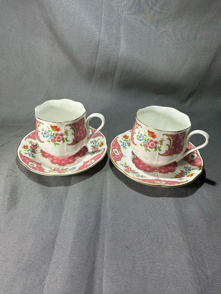 カップ ペアセット ソーサー 花柄 在銘 拍卖