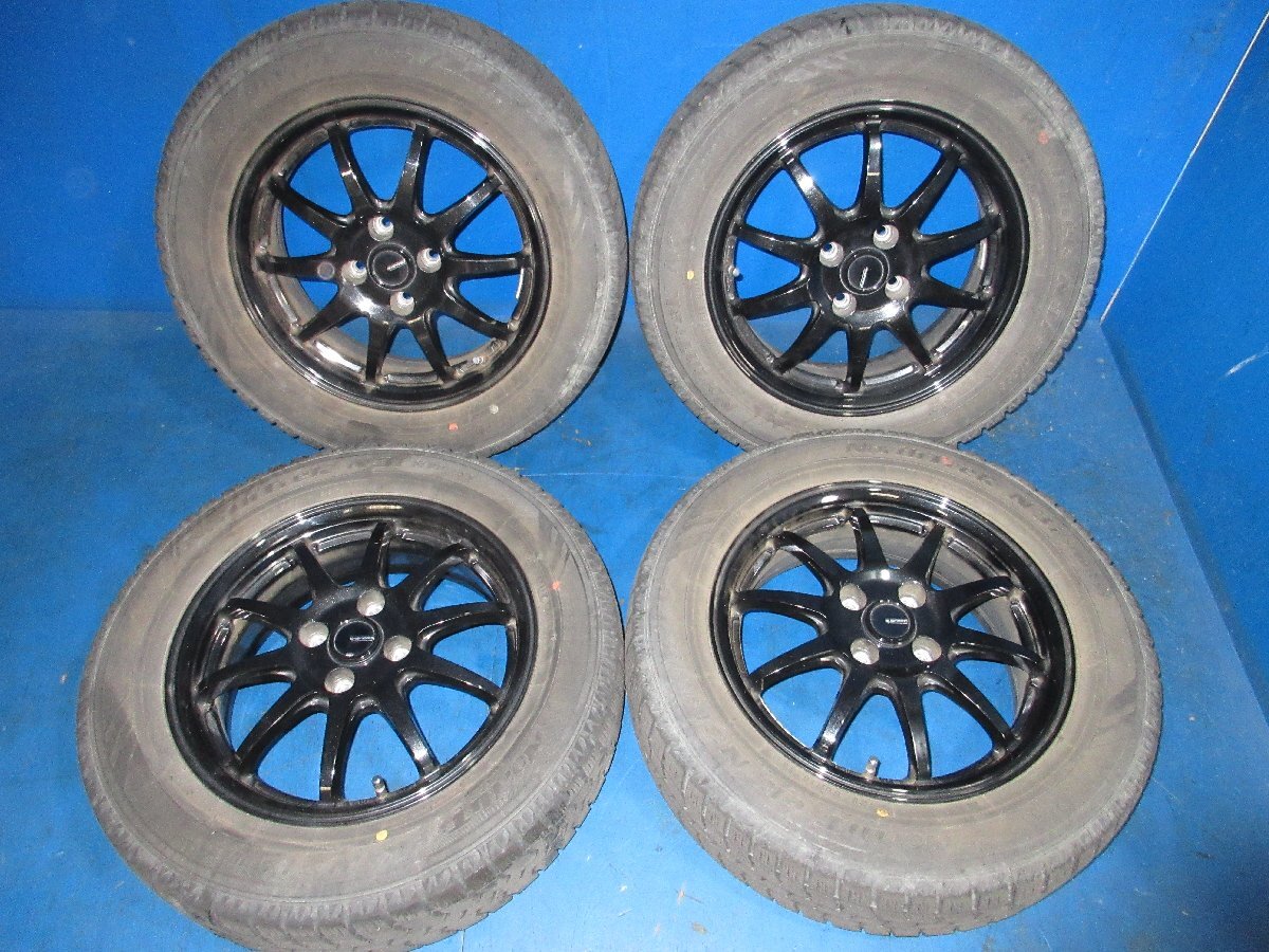 G-SPEED G-04 タイヤホイール 4本 15×5.5J +43 4H PCD100 中古品 (K拍卖