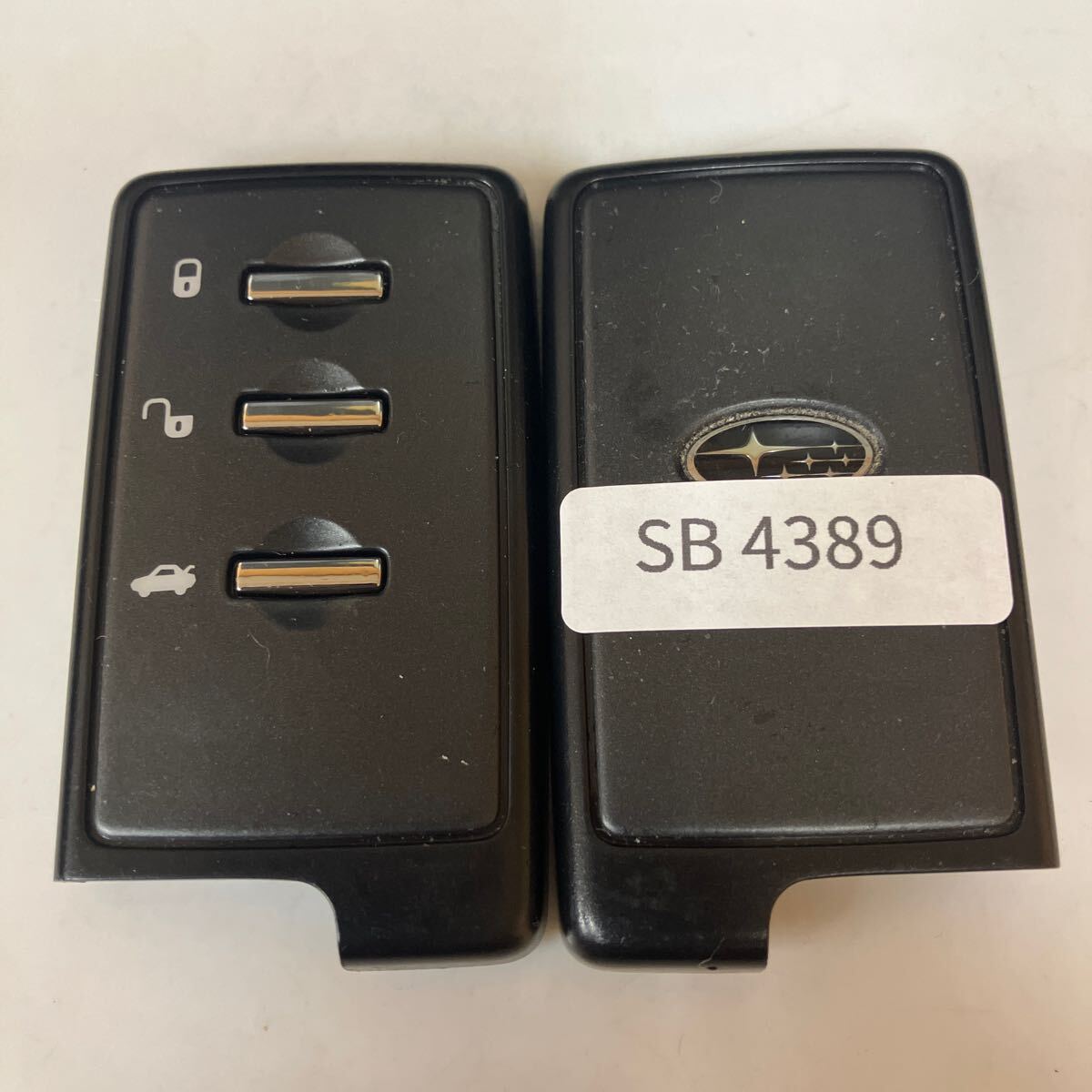 SB4389 点灯 スバル 純正 スマートキー キーレス リモコン インプレッサ エクシーガ フォレスター レガシィ等 3ボタン拍卖