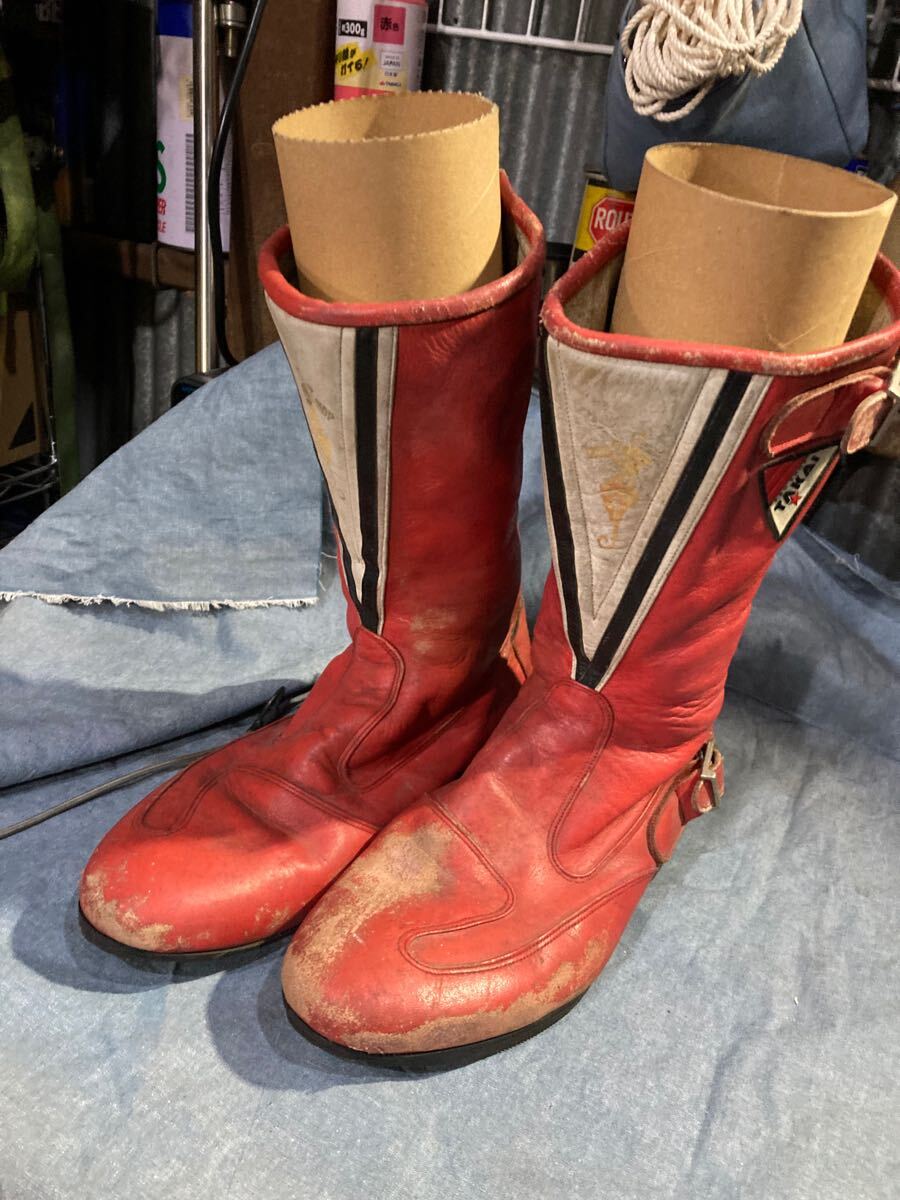 TAKAIバイク用ビンテージブーツ24センチ位かな?拍卖