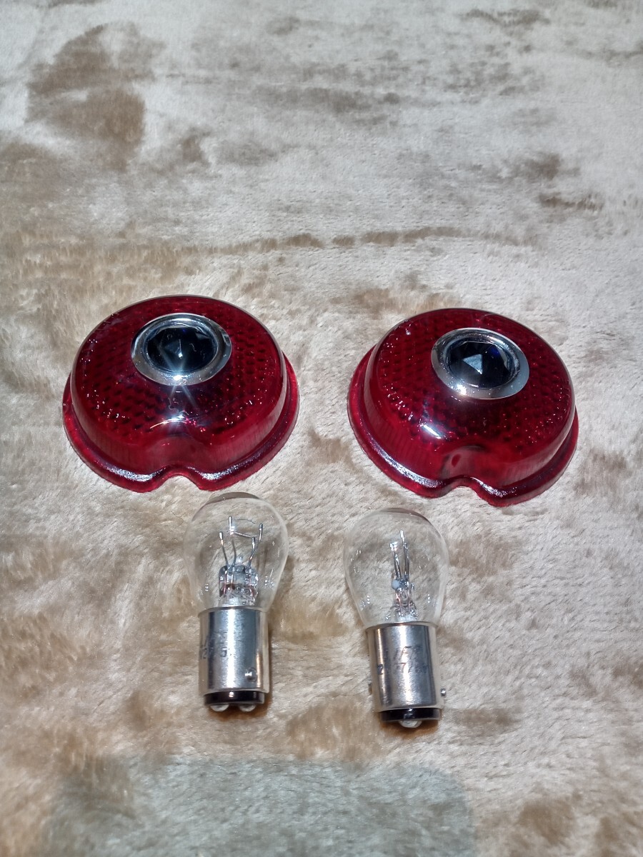 1938y〜39y chevy ブルードット テールレンズ 左右セット シェビー パネルバン サバーバン 3100 ローライダー ボム LOWRIDER BOMB拍卖