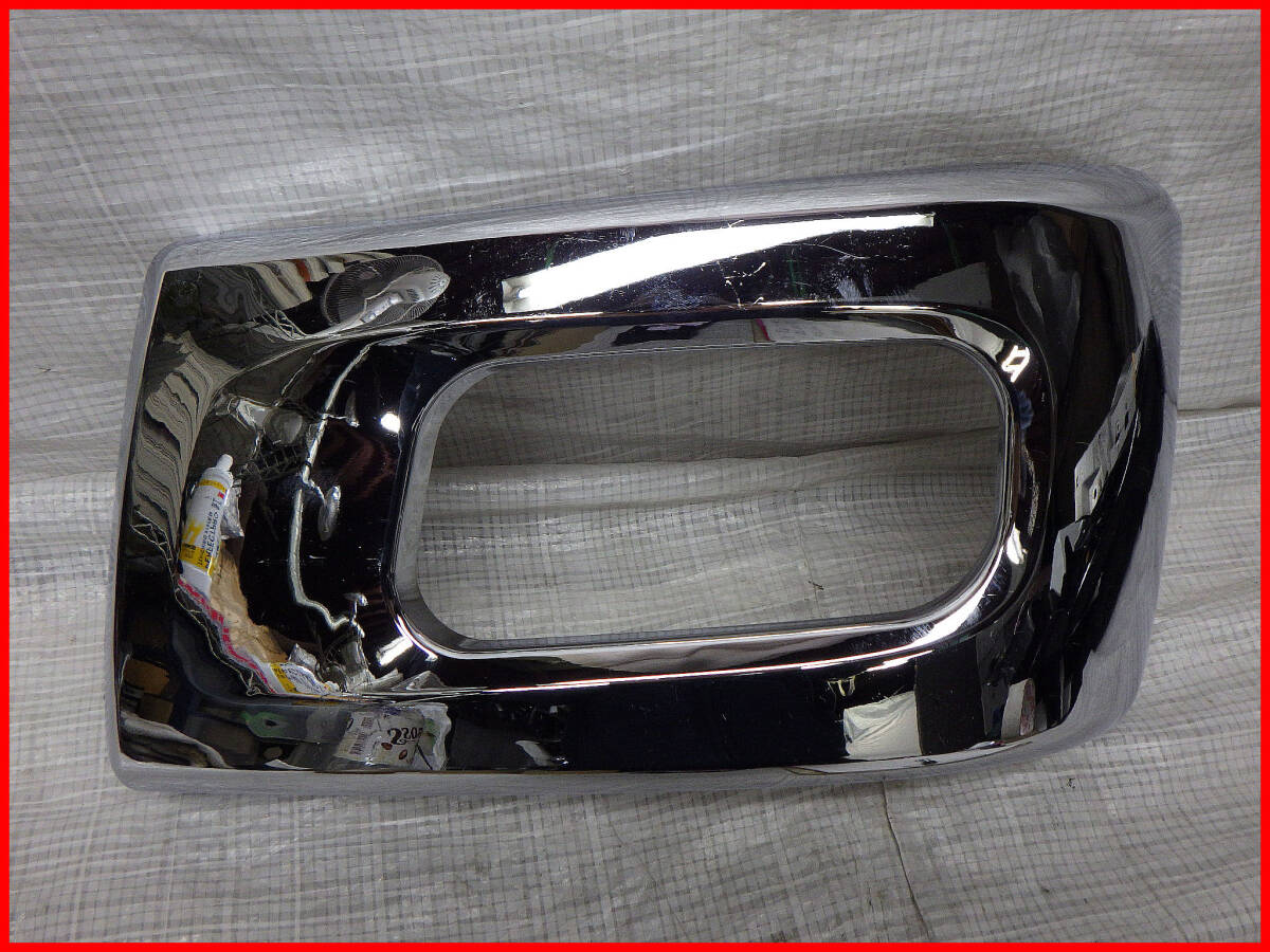 三菱 ふそう キャンター 社外 フロントバンパー コーナーパネル 左 左側 メッキ拍卖