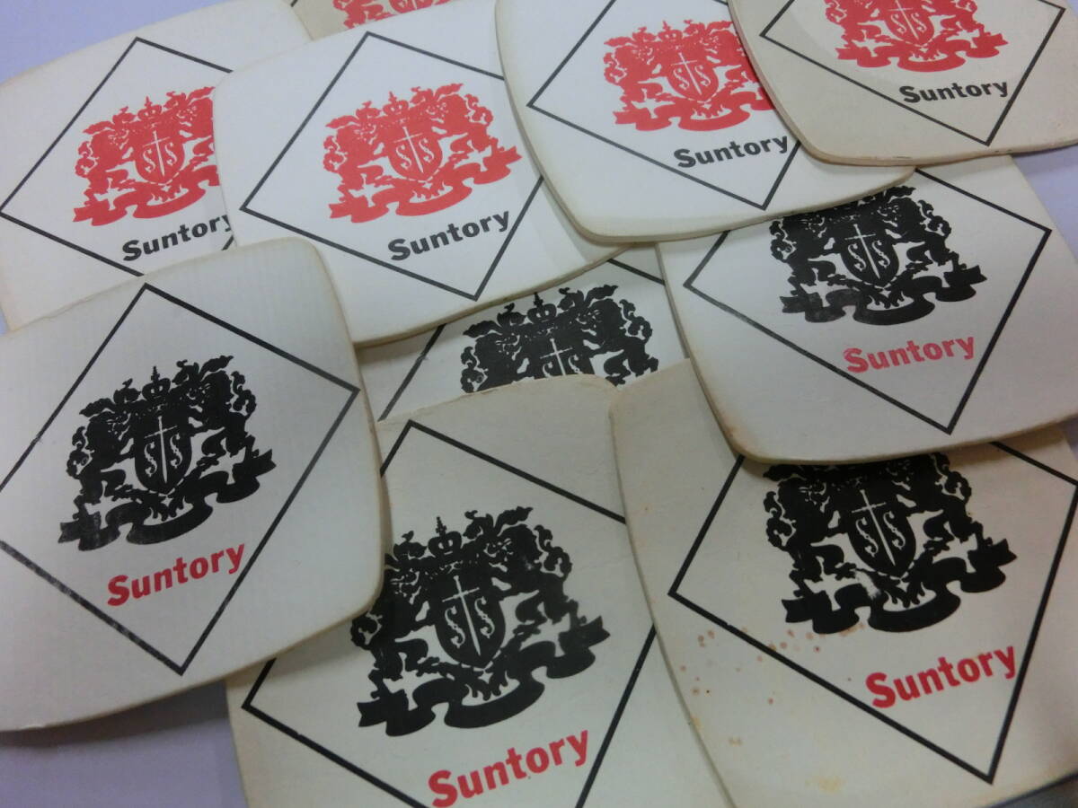 Suntory 紙製 コースター10枚セット サントリー 昭和 レトロ SUNTORY ビンテージ アンティーク拍卖