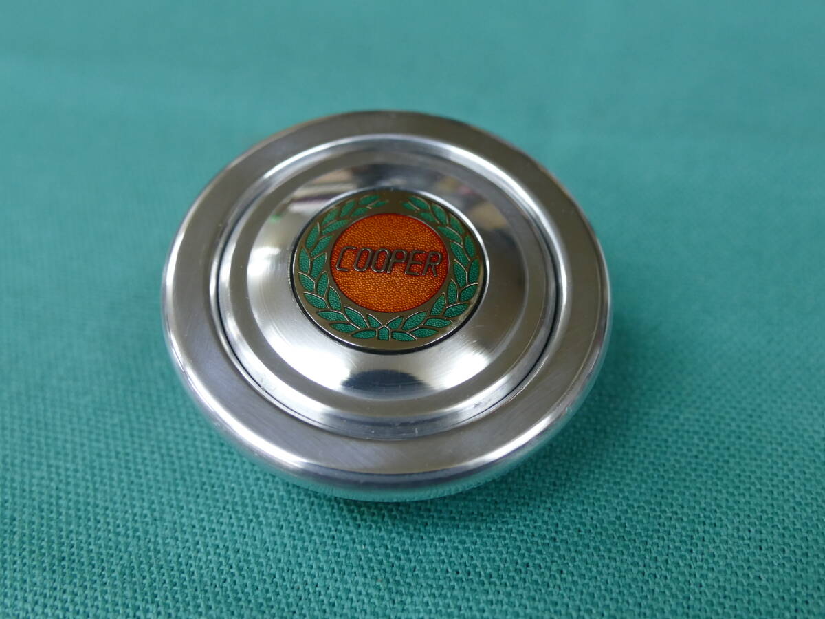 BMC ROVER MINI COOPER マーク七宝メタル ホーンキャップ プッシュ式 モモorナルディ 拍卖