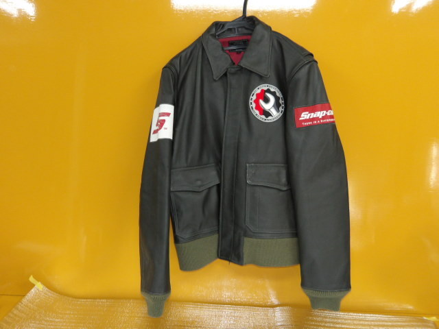 70109 SSP12 LL☆中古★レザージャケット フライトジャケット ★検索 スナップオン Snap-on拍卖