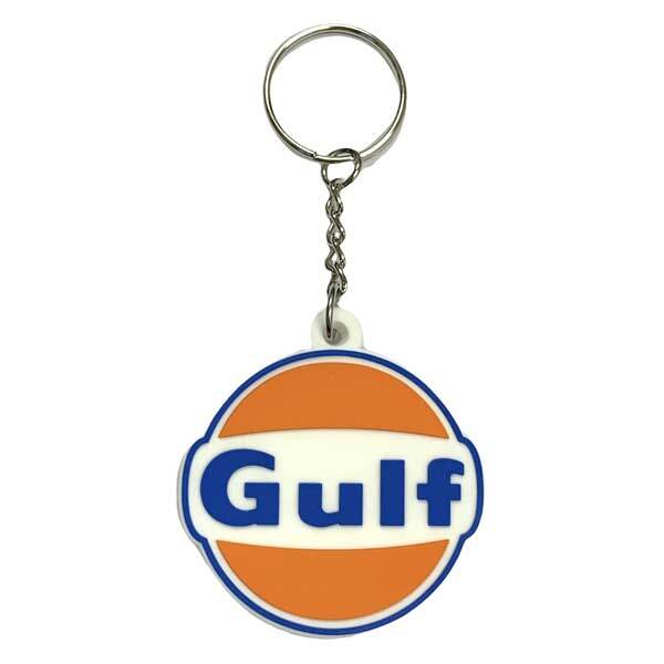 ラバー キーホルダー ガルフ GULF キーリング アメリカン雑貨拍卖