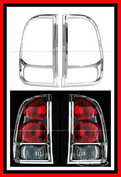 【即納/クローム】02-09y トレイルブレイザー テール ランプ ライト リム カバー シボレー リア バック メッキ US カスタム トリム 鏡面拍卖