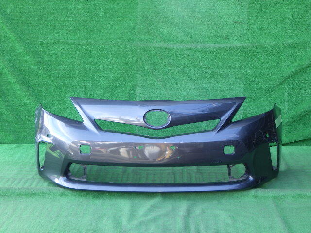 ZVW40W ZVW41W 前期 プリウスα 純正フロントバンパー アルファ グレー 52119-47240拍卖