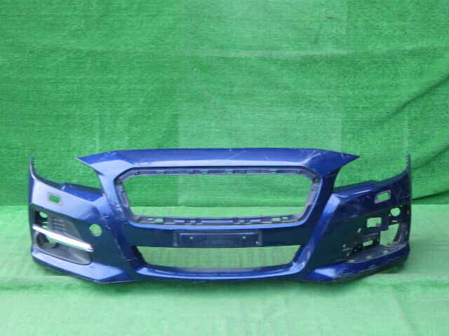 VM4 VMG 前期 レヴォーグ 純正フロントバンパー 右フォグカバー付 レボーグ 青 57704VA010拍卖