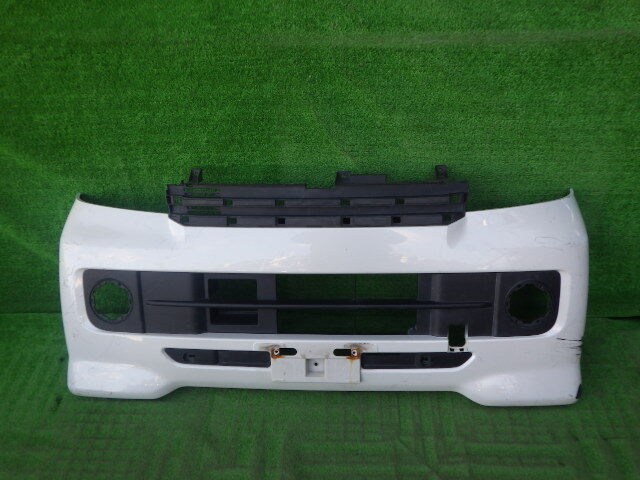 S321G S331G アトレーワゴン 純正フロントバンパー 5代目後期 白 パール 52119-B5170拍卖