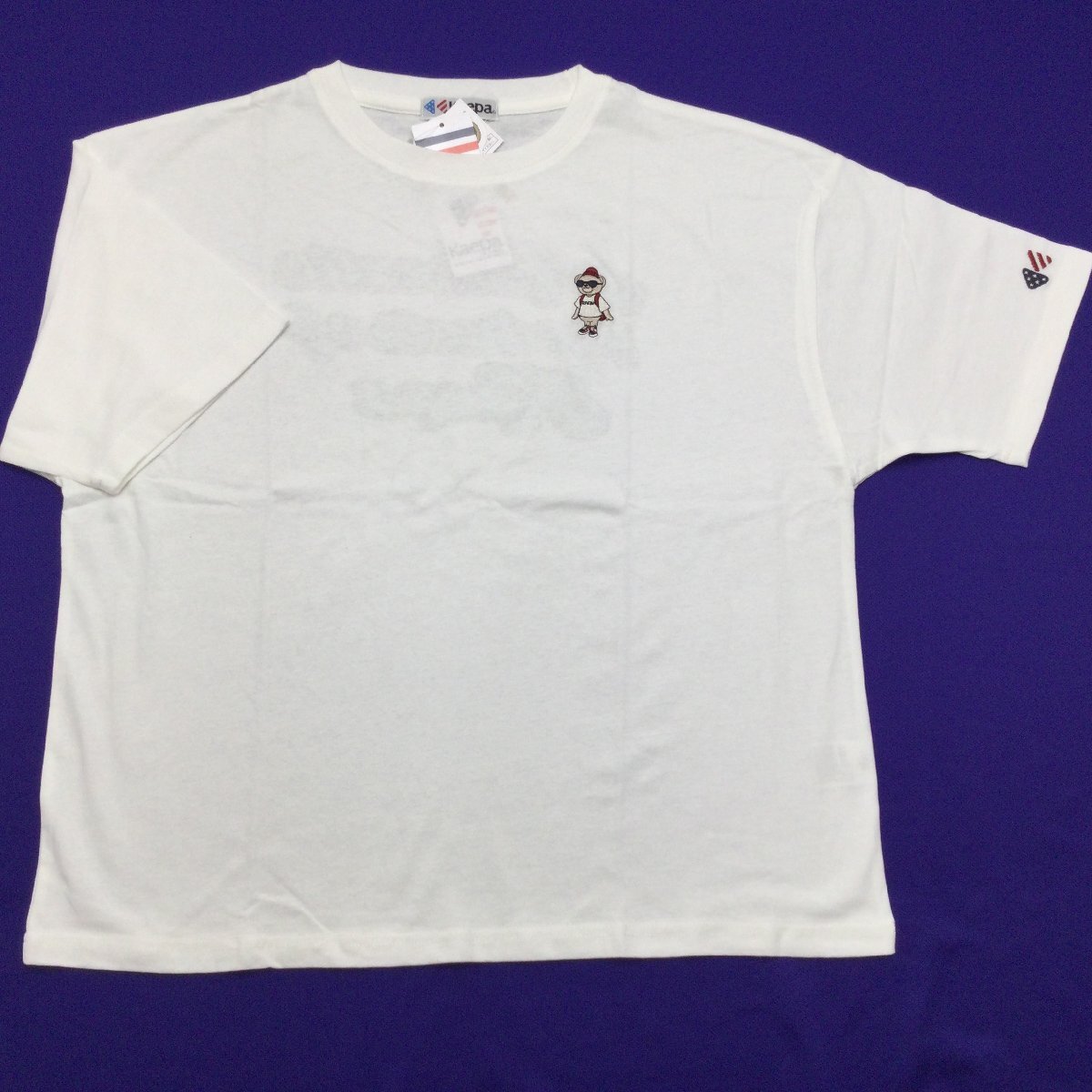 【送料無料】【新品】Kaepa レディース半袖Tシャツ(コットン100% ゆったりタイプ)  L   ホワイト★21114拍卖