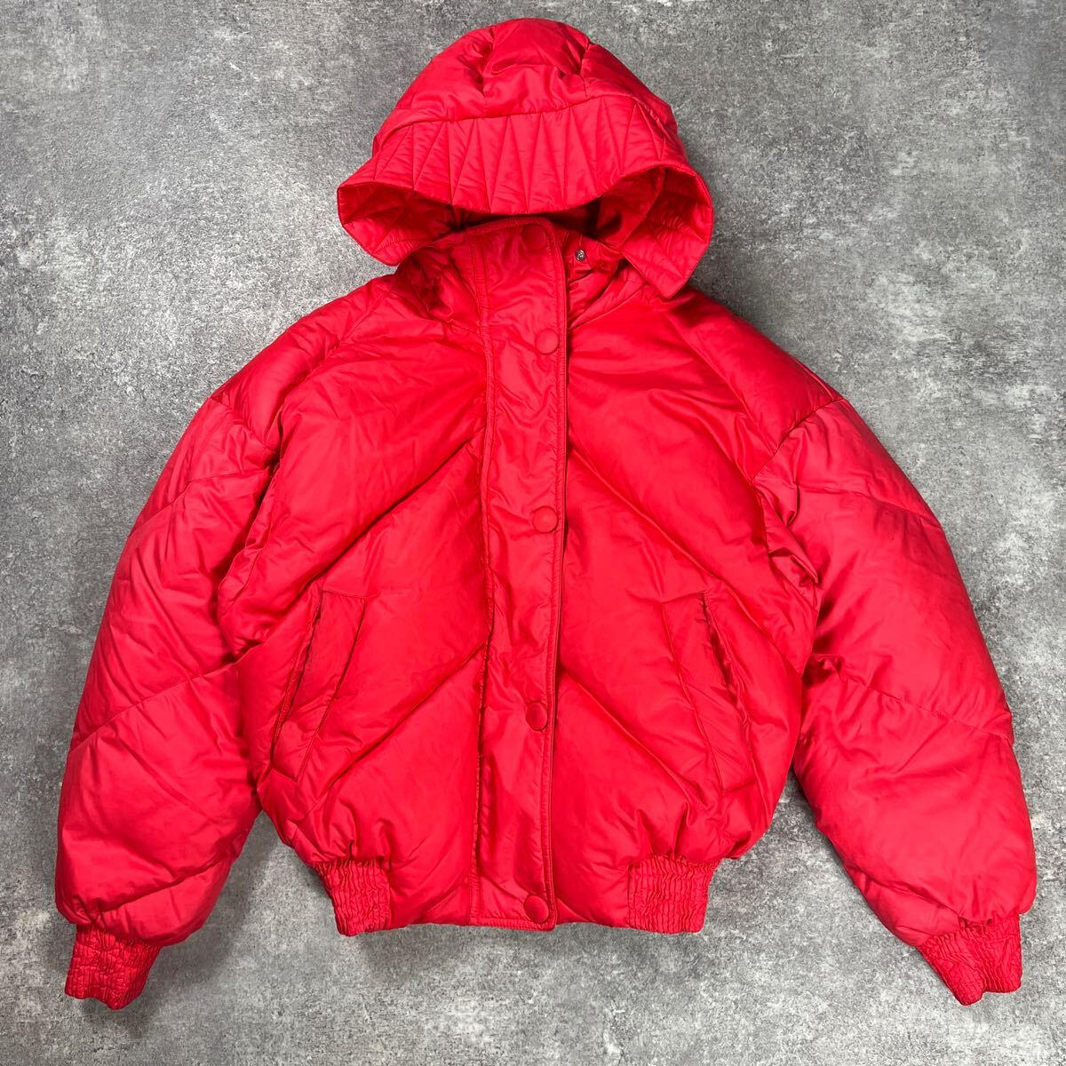 IENKI IENKI イエンキイエンキ ダウンジャケット オレンジ ブルゾン ショート丈 BA3拍卖