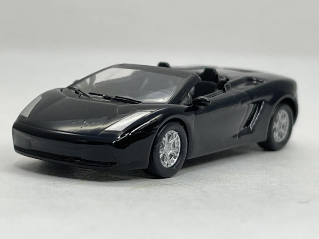 ■★サークルKサンクス ランボルギーニ ミニチュアカーコレクション2 Gallardo Spyder(ブラック/KYOSHO/1:100スケール) 拍卖