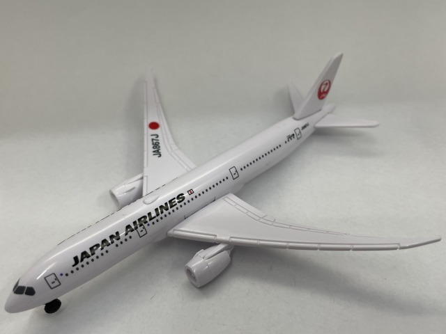 ■★JAL搭乗時に子供用にもらえるプラモデル JA867J拍卖