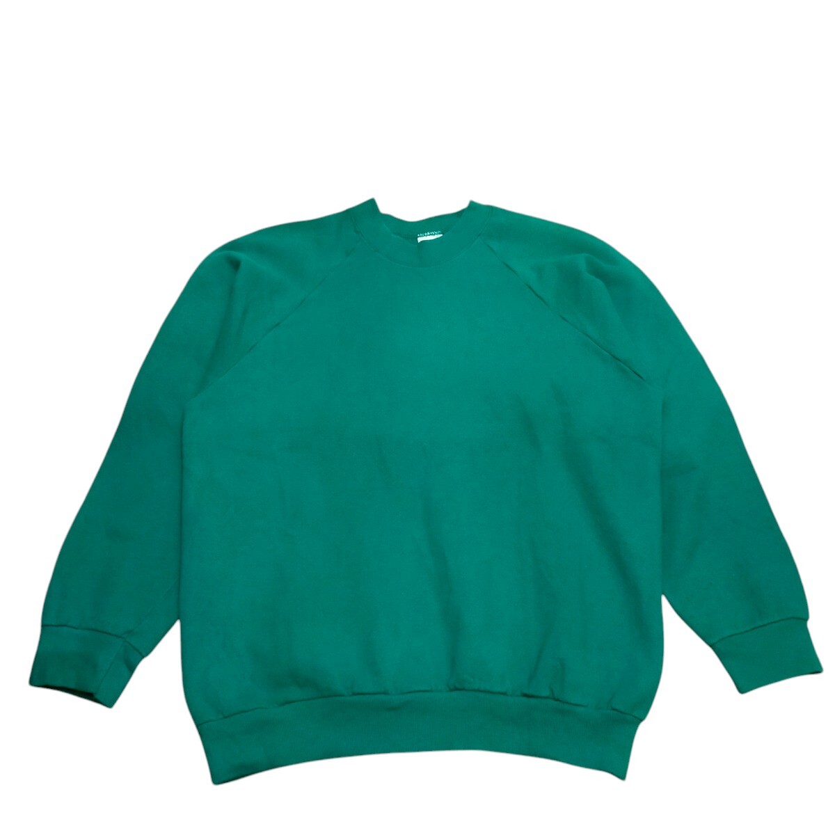 古着 フルーツオブザルーム スウェット トレーナー ヴィンテージ 90s アメリカ製 無地スウェット ラグランスリーブ拍卖