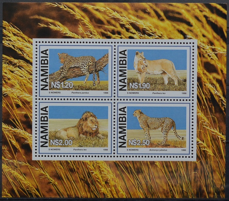 「TA305」ナミビア切手  チーター・ライオン拍卖