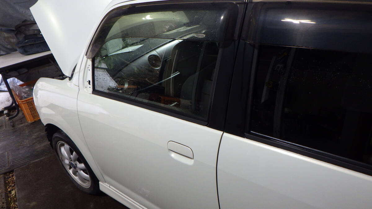 関00016 即決! L650S ミラジーノ W16 パール 左フロントドア 助手席ドア 現車 部品取り車拍卖